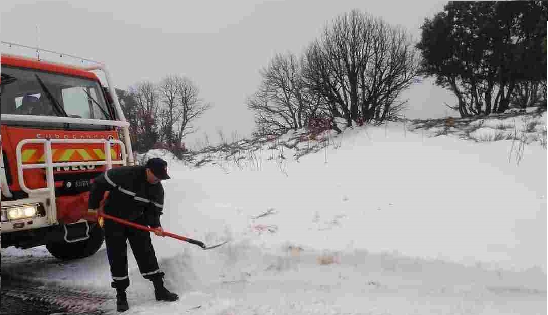 Tunisie – Liste des routes coupées par les chutes de neige