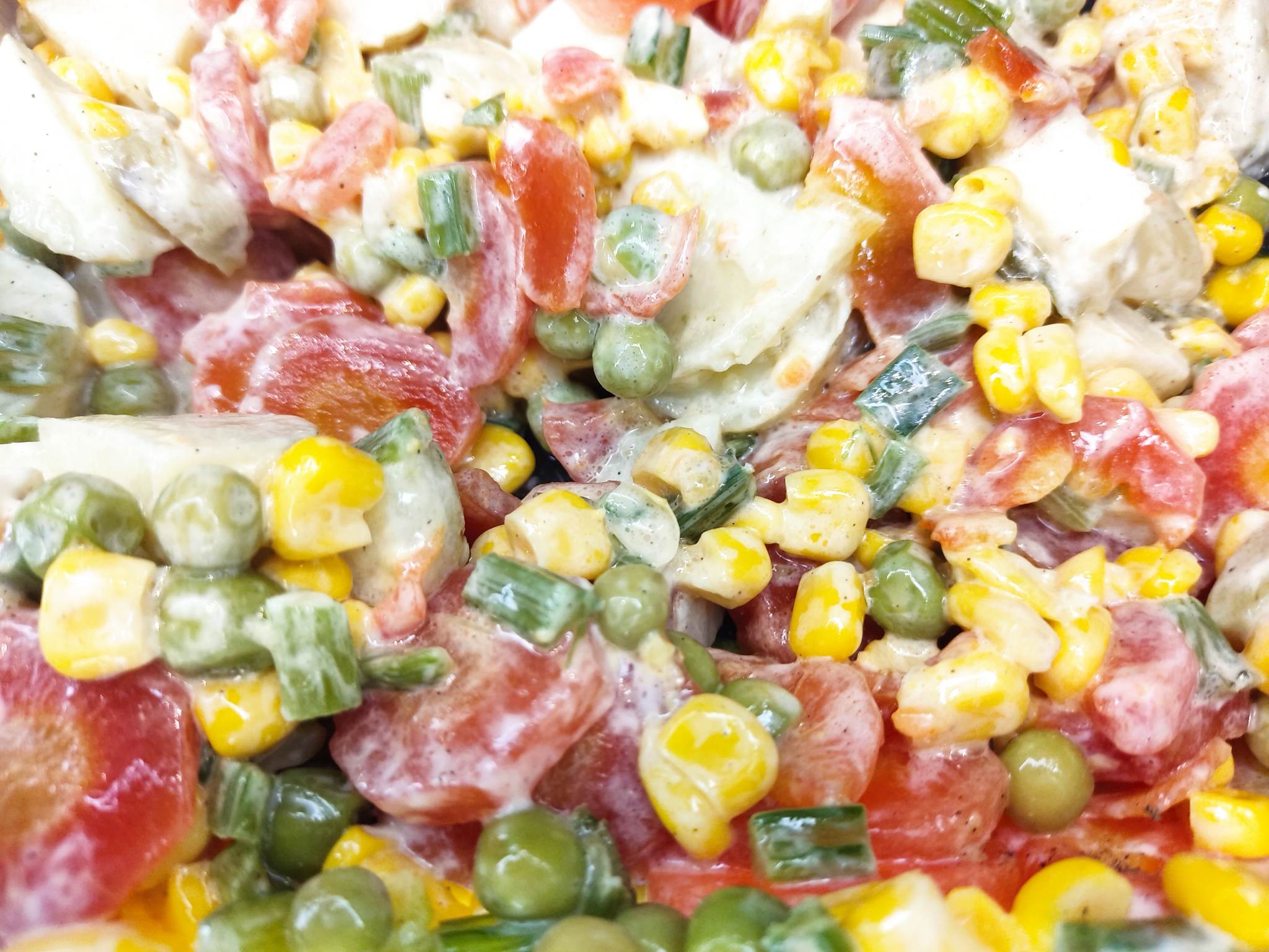 Recette salade russe à la tunisienne