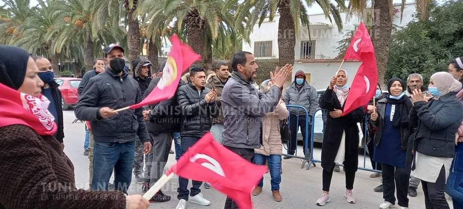 Mouvement protestataire des ouvriers de chantiers ce 14 février