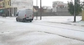 Médenine: Pluies abondantes et chute de grêle [Photos+Vidéo]