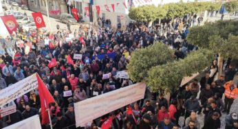 UGTT: Un grand rassemblement ouvrier à Sfax [Vidéo+Photos]