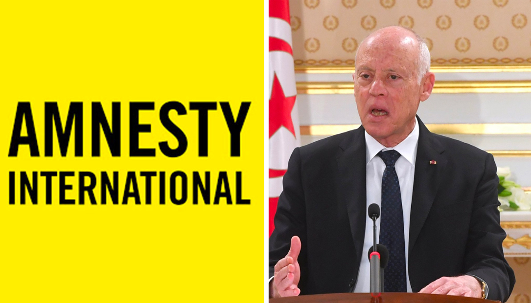 Amnesty International appelle Saied à cesser la “chasse” aux opposants politiques