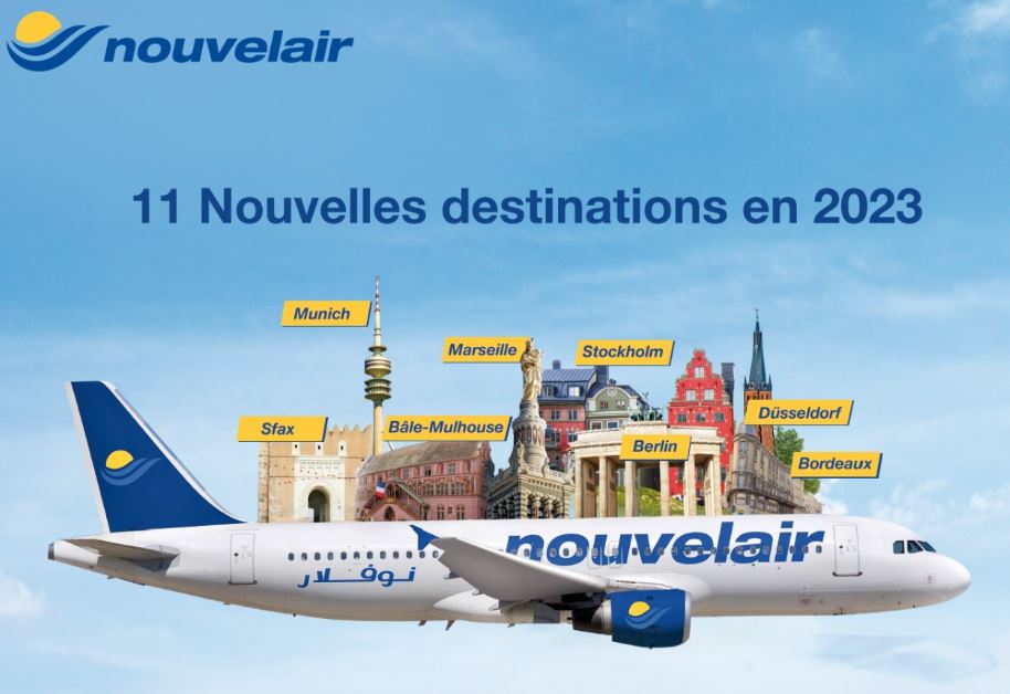 Nouvelair desservira 11 nouvelles destinations en 2023