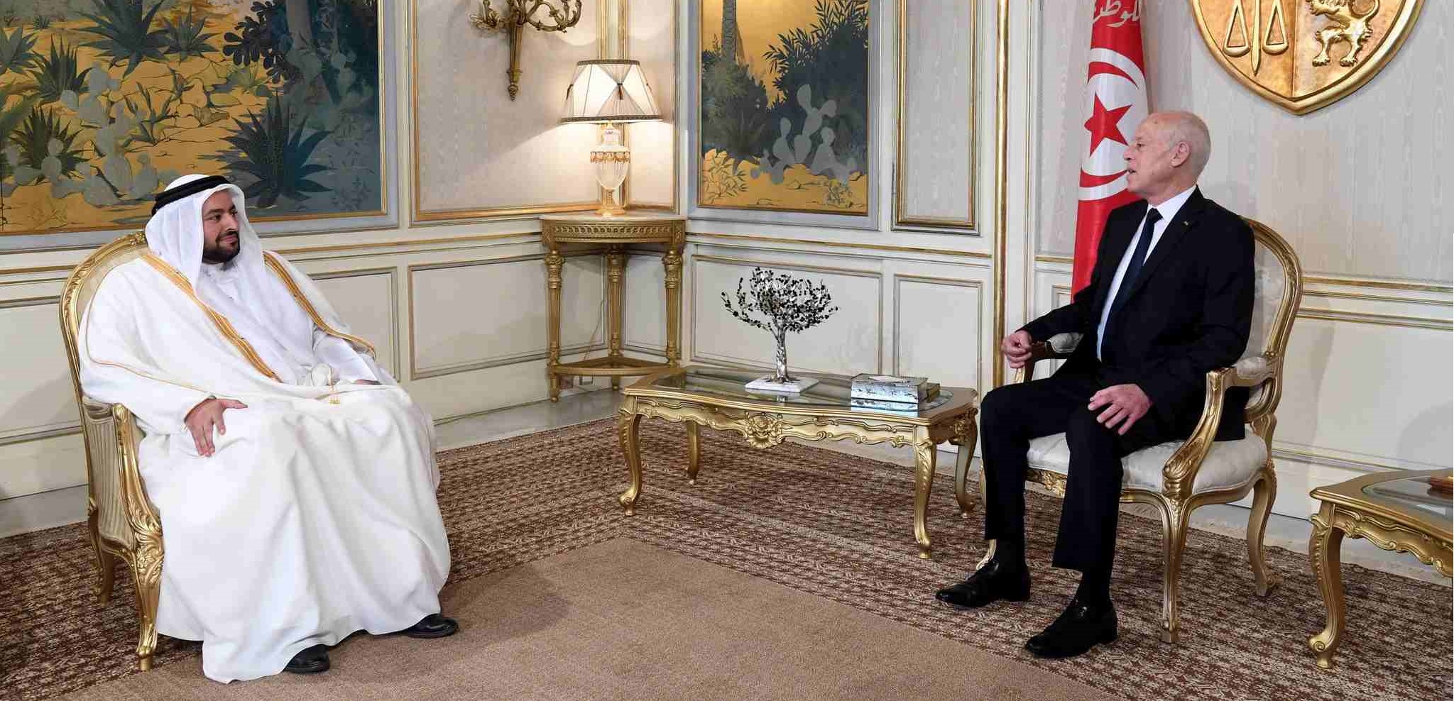 Tunisie – Saïed s’entretient avec le vice-ministre des affaires étrangères qatari