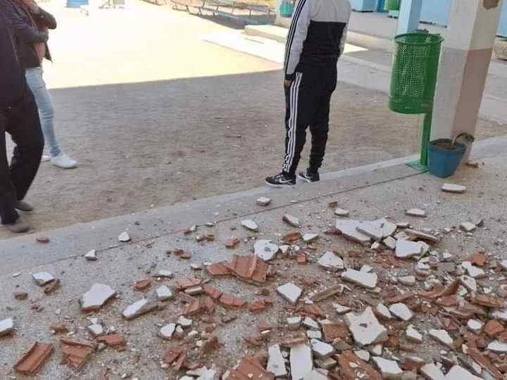 Kairouan: Après l’effondrement d’une partie du toit, fermeture de 5 salles de cours (Photos)