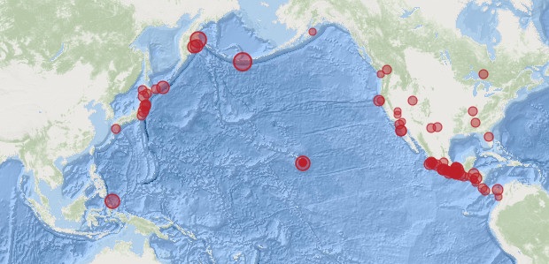 Plusieurs séismes secouent l’océan pacifique