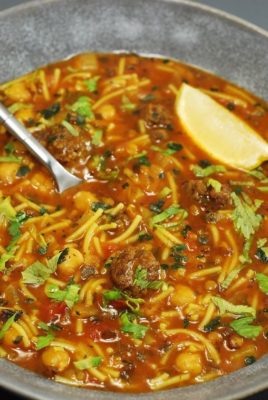 Recette harira marocaine