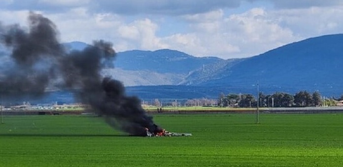 Italie : VIDEO : Mort de deux pilotes de chasse après la collision et le crash de leurs avions près de Rome