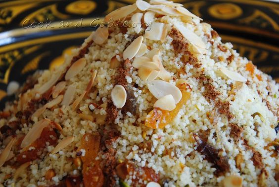 Recette : couscous “mesfouf” aux raisins secs