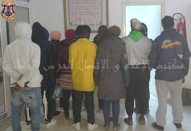 Tunisie – Arrestation de 33 clandestins subsahariens