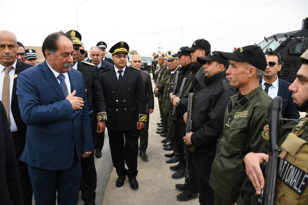 Le ministre de l’intérieur effectue une visite d’inspection à Gafsa
