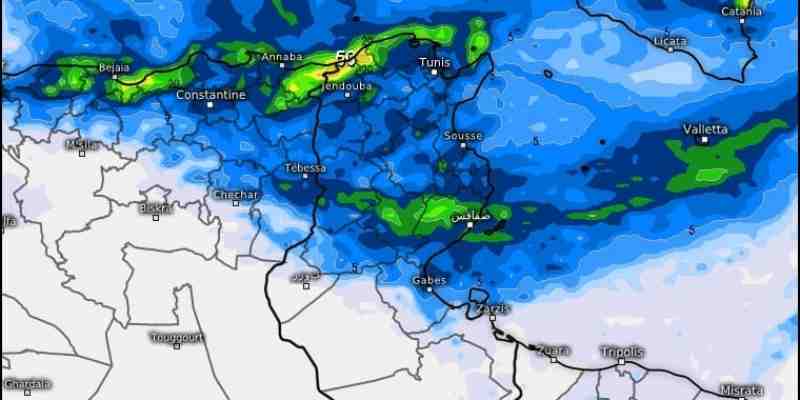 Tunisie – Il va pleuvoir demain et après demain