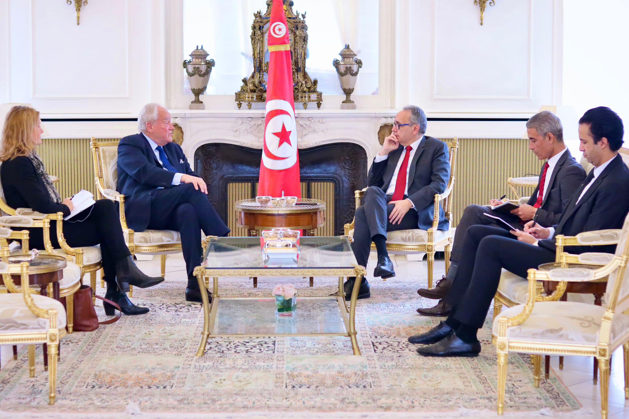 L’ambassadeur de Tunisie en France s’entretient avec le Sénateur Christian Cambon
