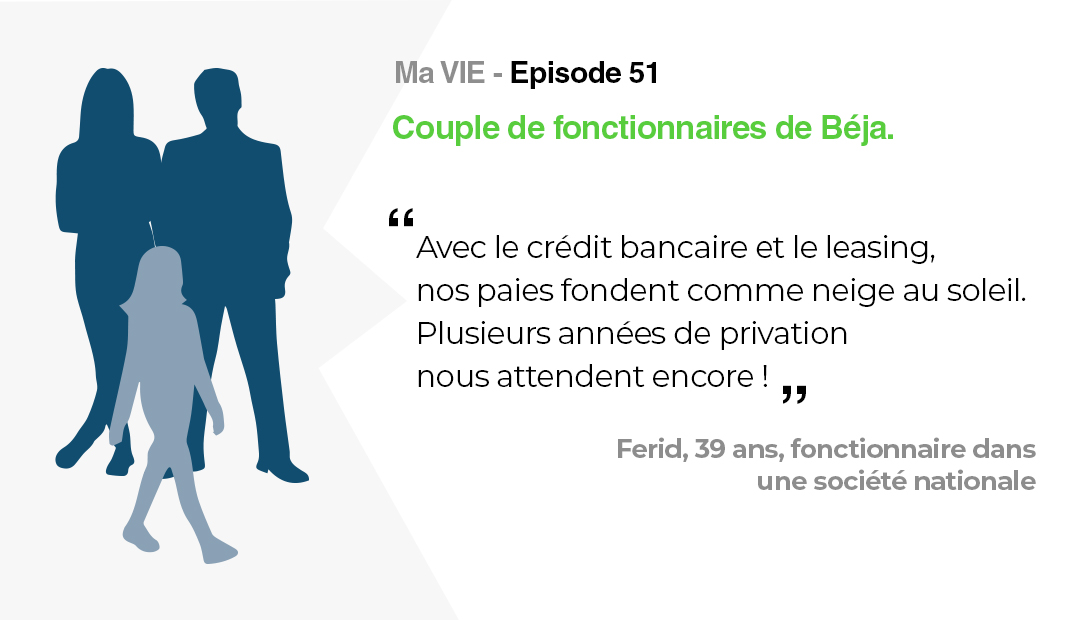 Ma vie: Couple de fonctionnaires de Béja.