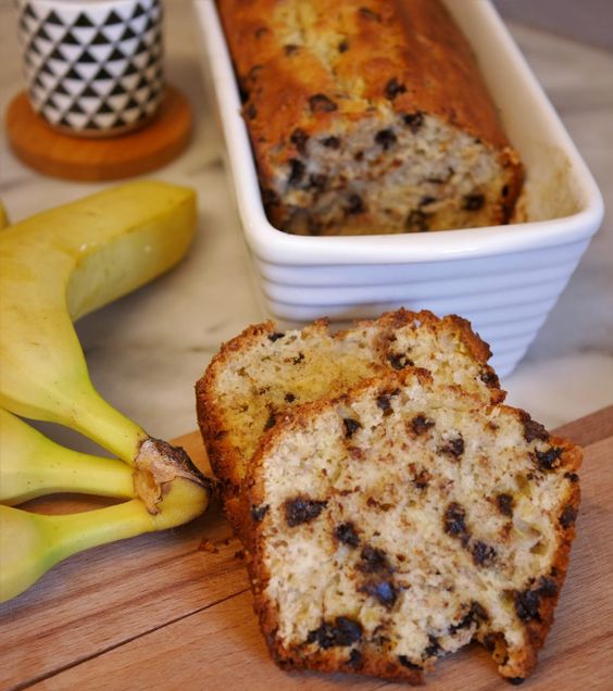 Recette : Banana bread aux pépites de chocolat