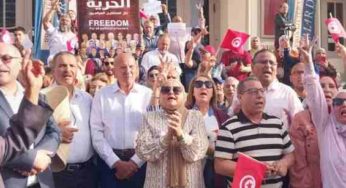 Tunisie : Najib Chebbi dénonce l’échec d’une tentative des partisans de Saïed de les empêcher de manifester