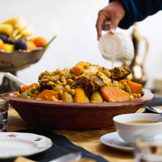 Recette : Couscous sans viande, aux légumes