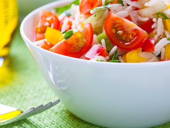 Recette Salade de riz aux légumes croquants