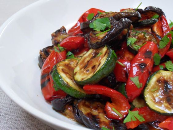 Recette salade de légumes grillés