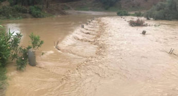 Inondations à Jendouba: Interruption de la circulation entre Dkhailia et Oued Meliz