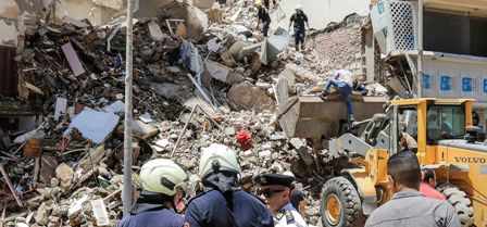 Egypte : Deux morts dans l’effondrement d’un immeuble à Alexandrie