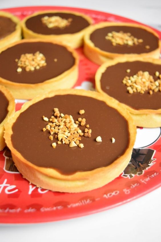 Recette Tartelettes chocolat au lait