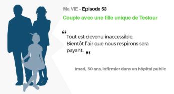 Ma vie: Couple avec une fille unique de Testour.