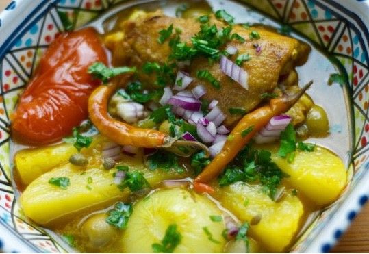 Recette mosli djej (mosli poulet)