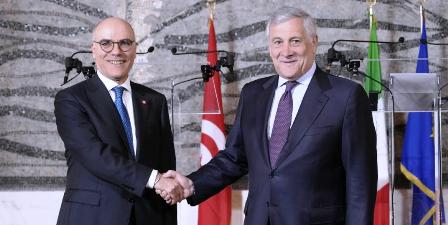 Tunisie – Tajani : L’accord de l’aide européenne à la Tunisie sera signé demain