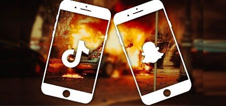 France : Macron demande à Snapchat et TikTok de retirer les contenus qui appellent à la violence
