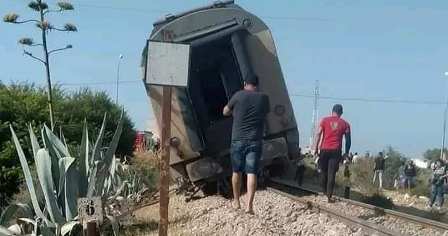 Tunisie – Un énième déraillement du train de Gabes à Msaken