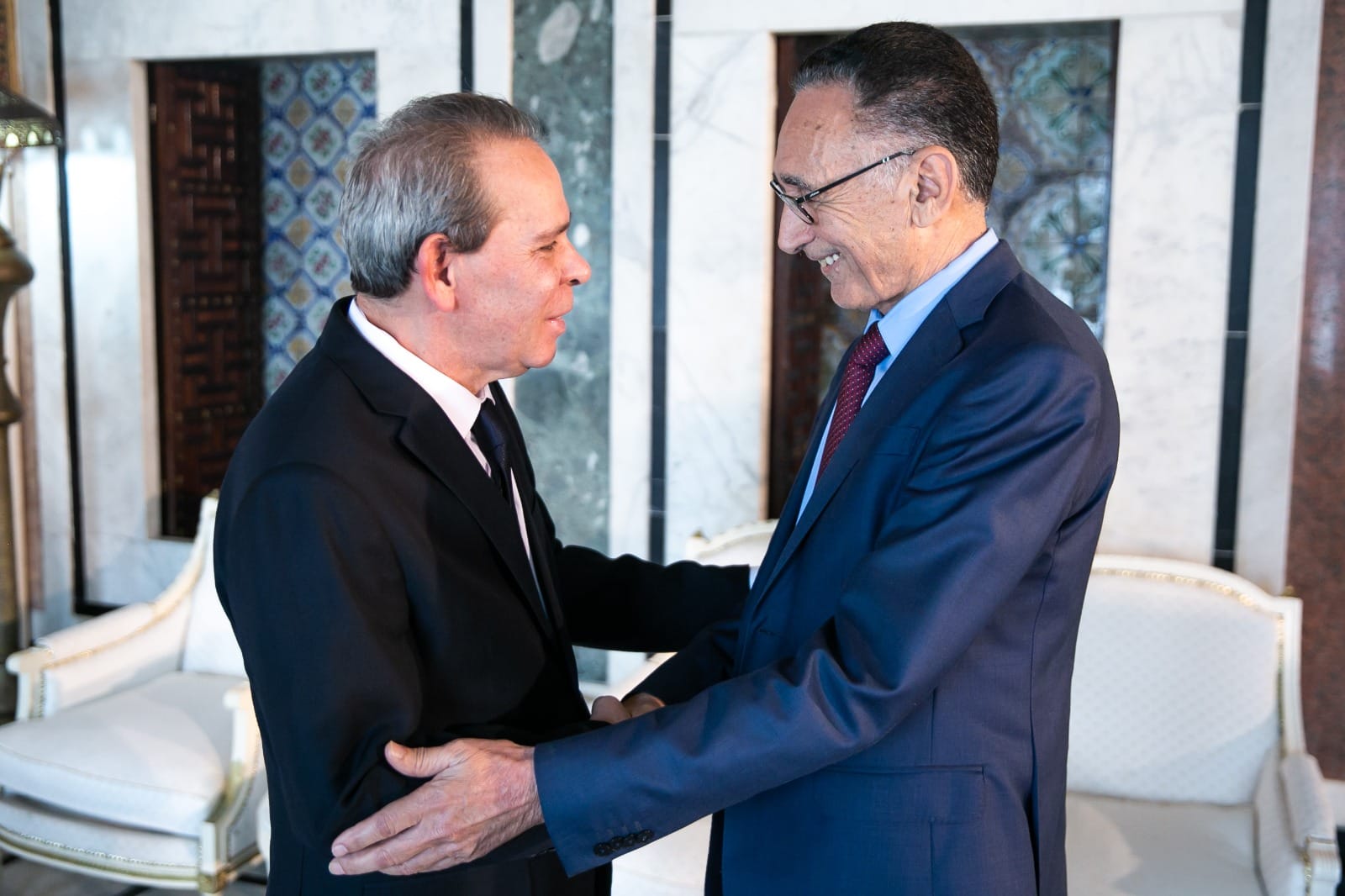 Le Chef du gouvernement s’entretient avec le ministre libyen de l’Économie et du Commerce