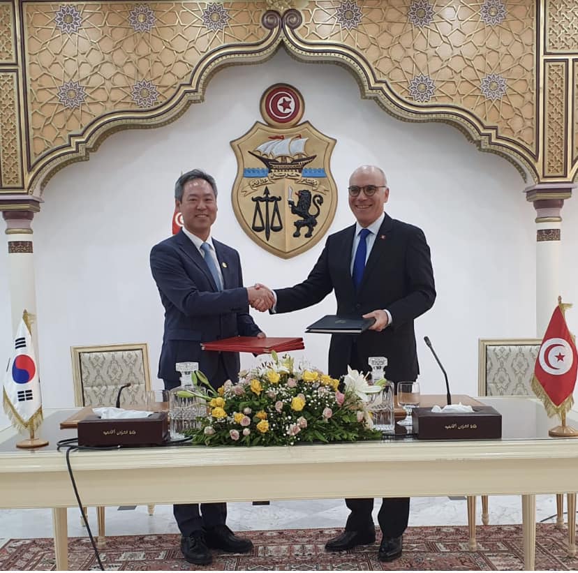 Signature de l’accord-cadre sur l’aide au développement entre la Tunisie et la Corée