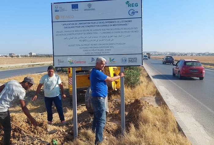 Ben Arous: Réutilisation des déchets de chantier pour l’aménagement d’une route de 12 Km
