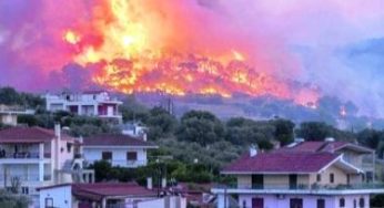 Grèce : Des migrants clandestins piégés par les feux de forêt