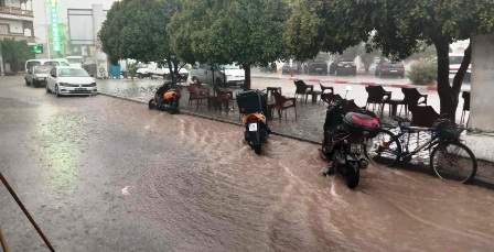 Tunisie – Msaken : Des pluies torrentielles inondent la ville de Msaken