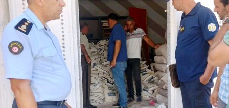 Tunisie – Nabeul : Saisie de trois tonnes de sucre et deux tonnes de farine