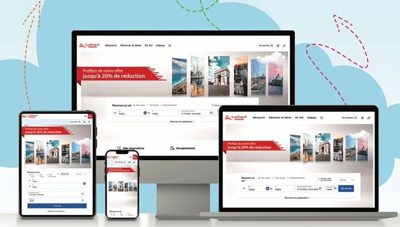 Tunisair lance la nouvelle version de son site web en six langues