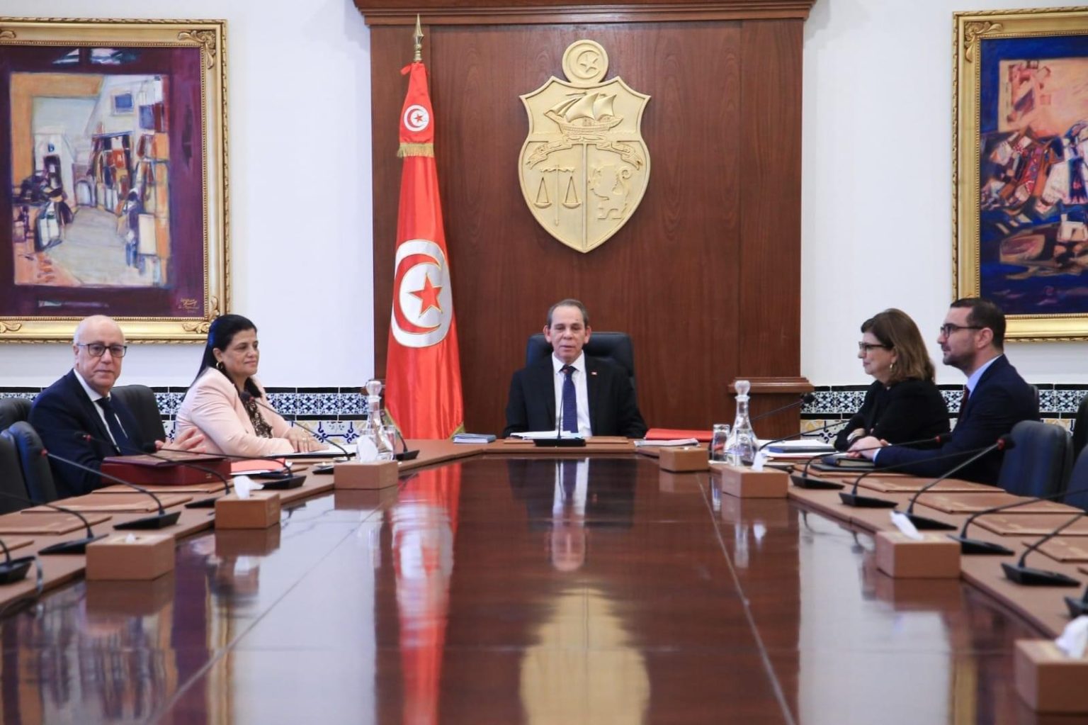 Ahmed Hachani reçoit le gouverneur de la BCT et la ministre des Finances