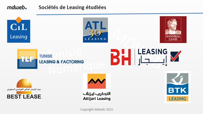 MDWEB : Classement des sociétés de Leasing sur le web et les médias sociaux (août 2023)