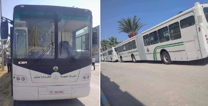 La Société régionale de transport de Sfax réceptionne 10 bus articulés