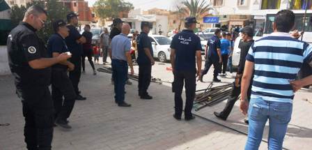 Tunisie- Gafsa : Une grande campagne pour la lutte contre les étalages anarchiques