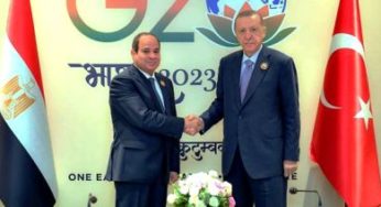 Poignée de mains historique entre Erdogan et Al Sissi