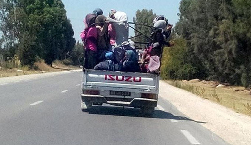 Kasserine: Lancement, ce jeudi, d’une entreprise citoyenne pour assurer le transport des ouvriers agricoles [Déclaration]