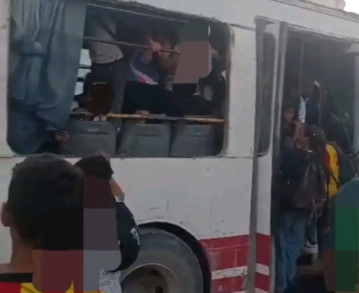 Nabeul: Un bus scolaire attaqué avec de jets de pierres (Photos)