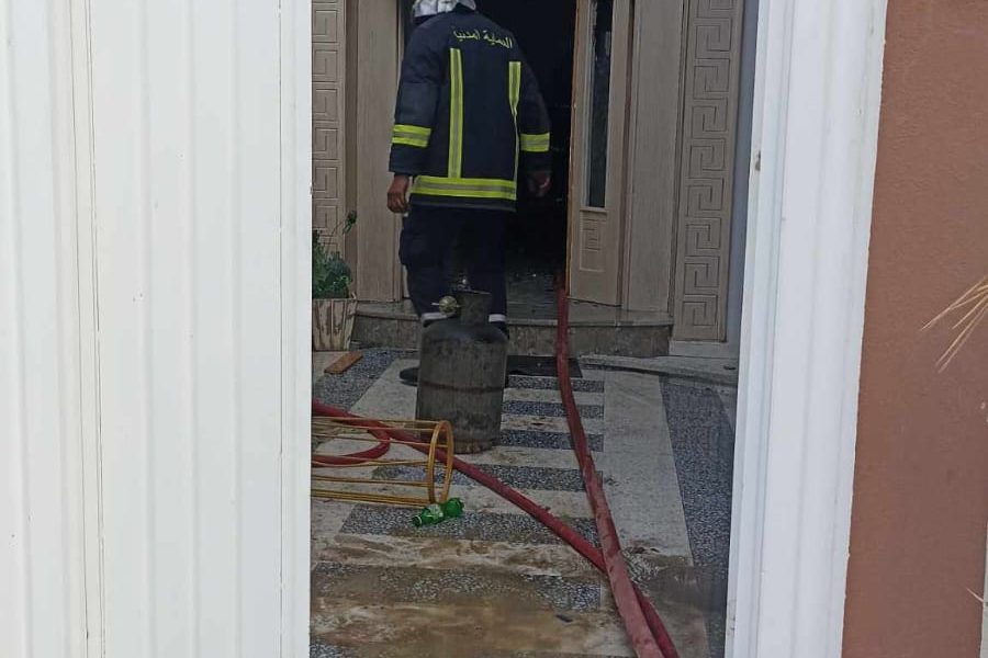Un incendie se déclare dans une maison à Kairouan [Photos]