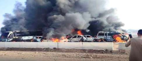 Egypte : 35 personnes mortes dans un carambolage sur l’autoroute
