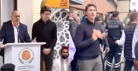 Canada : VIDEO : Trudeau hué et dégagé d’une mosquée à Toronto