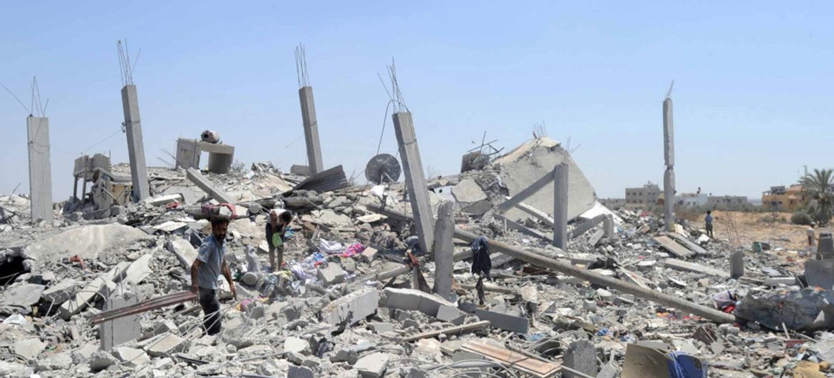 Palestine: 1500 citoyens dont 630 enfants se trouvent toujours sous les décombres…