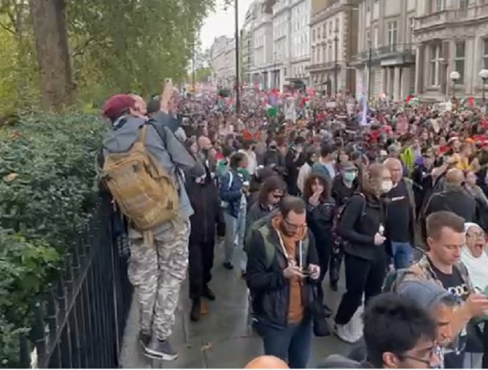 Rassemblement historique à Londres : plus de 300 000 manifestants pro-Palestine